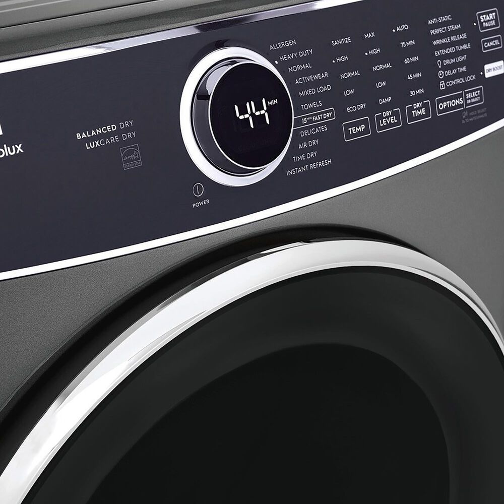 Electrolux 4.5 Cu. Ft. Front Load Washer and 8.0 Cu. Ft. Gas Dryer Laundry Pair in Titanium, , large