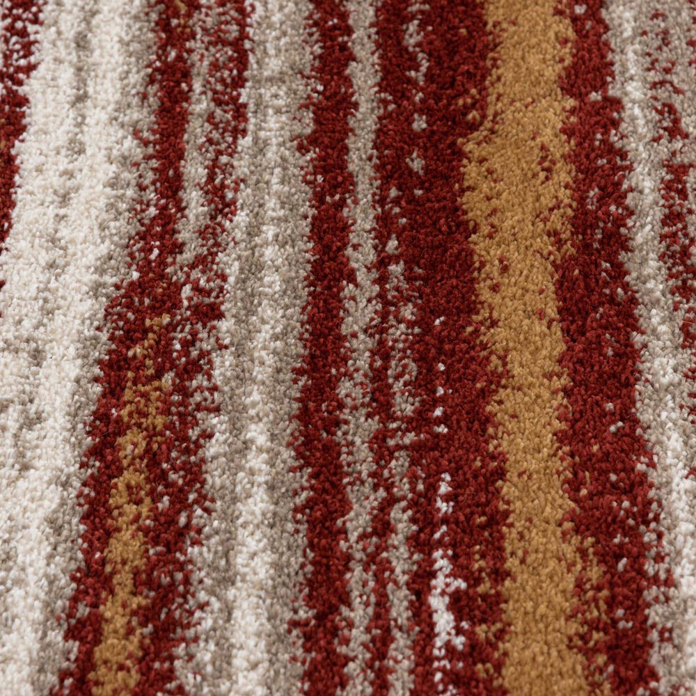 Central Oriental Tulsa Dunkerton 7&#39;10&quot; x 9&#39;10&quot; Dark Rust and Multicolor Area Rug, , large