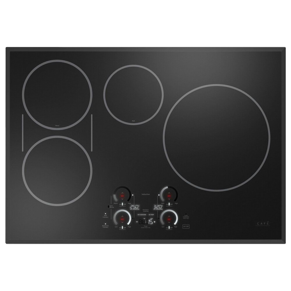 Cafe 30&quot; Electric Induction Cooktop in Black, , large