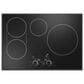 Cafe 30" Electric Induction Cooktop in Black, , large