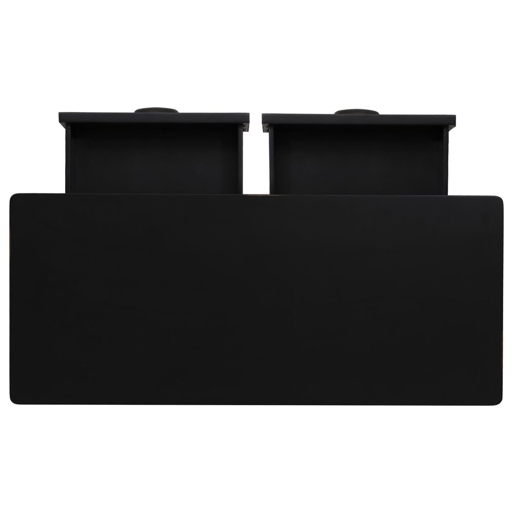 Linon Home Decor Blume 4-Drawer Console in Antique Black, , large