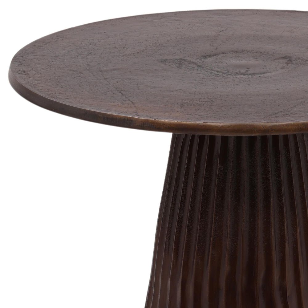 Blue Sun Designs Aramis Side Table in Antique Bronze, , large