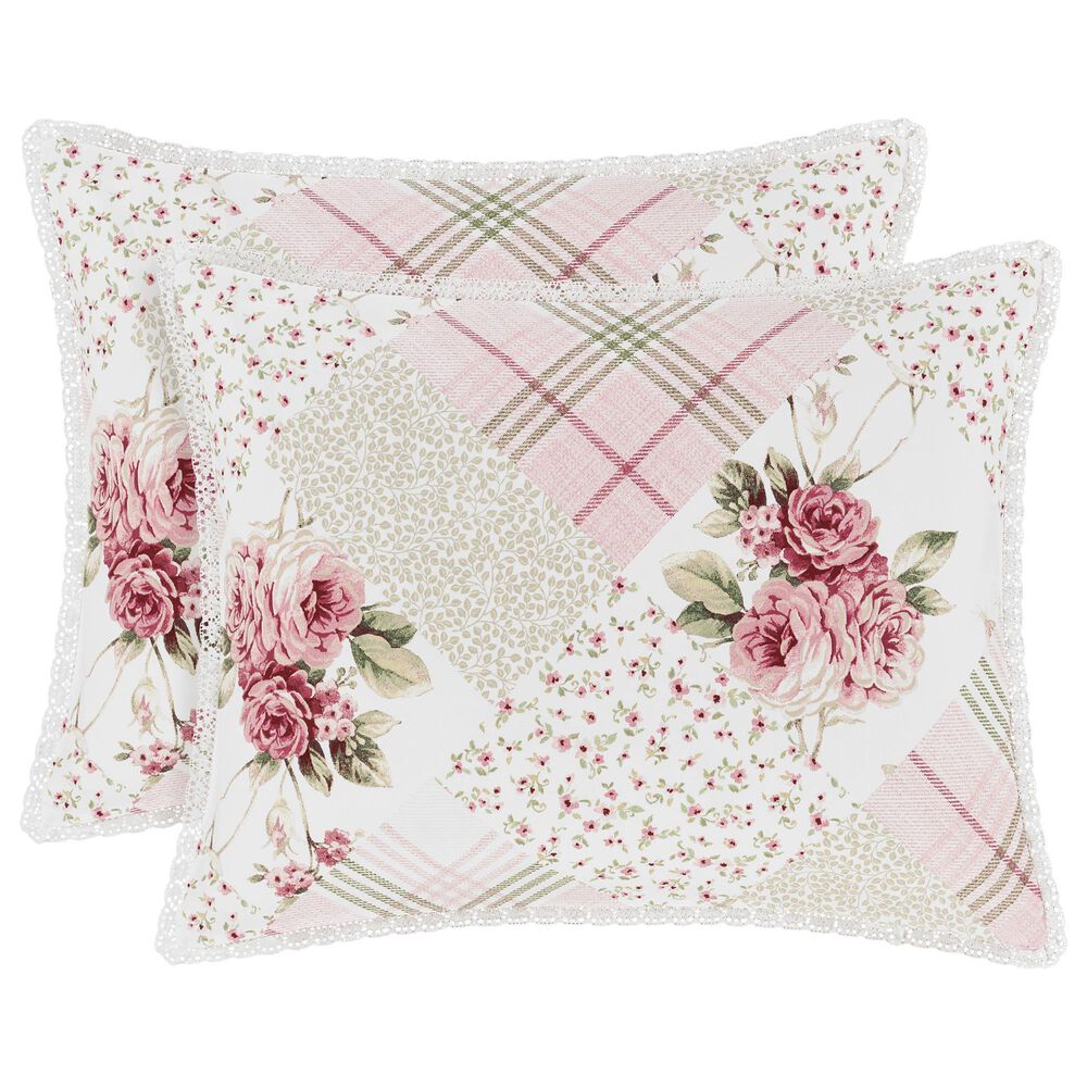 J. Queen New York Bungalow 4-Piece Full Comforter Set in Rose, , large
