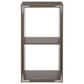 Linon Home Decor Galli 2-Shelf Bookcase in Grey, , large