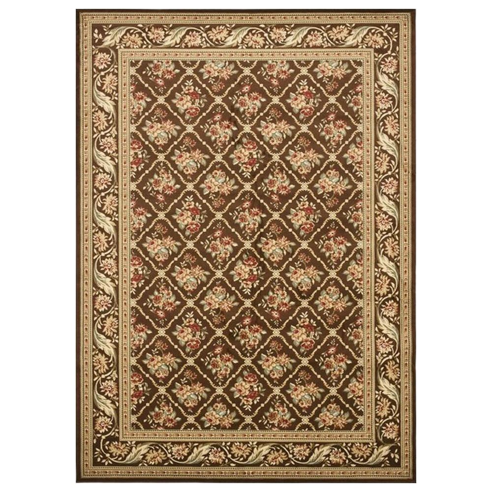 Safavieh Lyndhurst LNH556 8"9" x 12" Brown Area Rug, , large