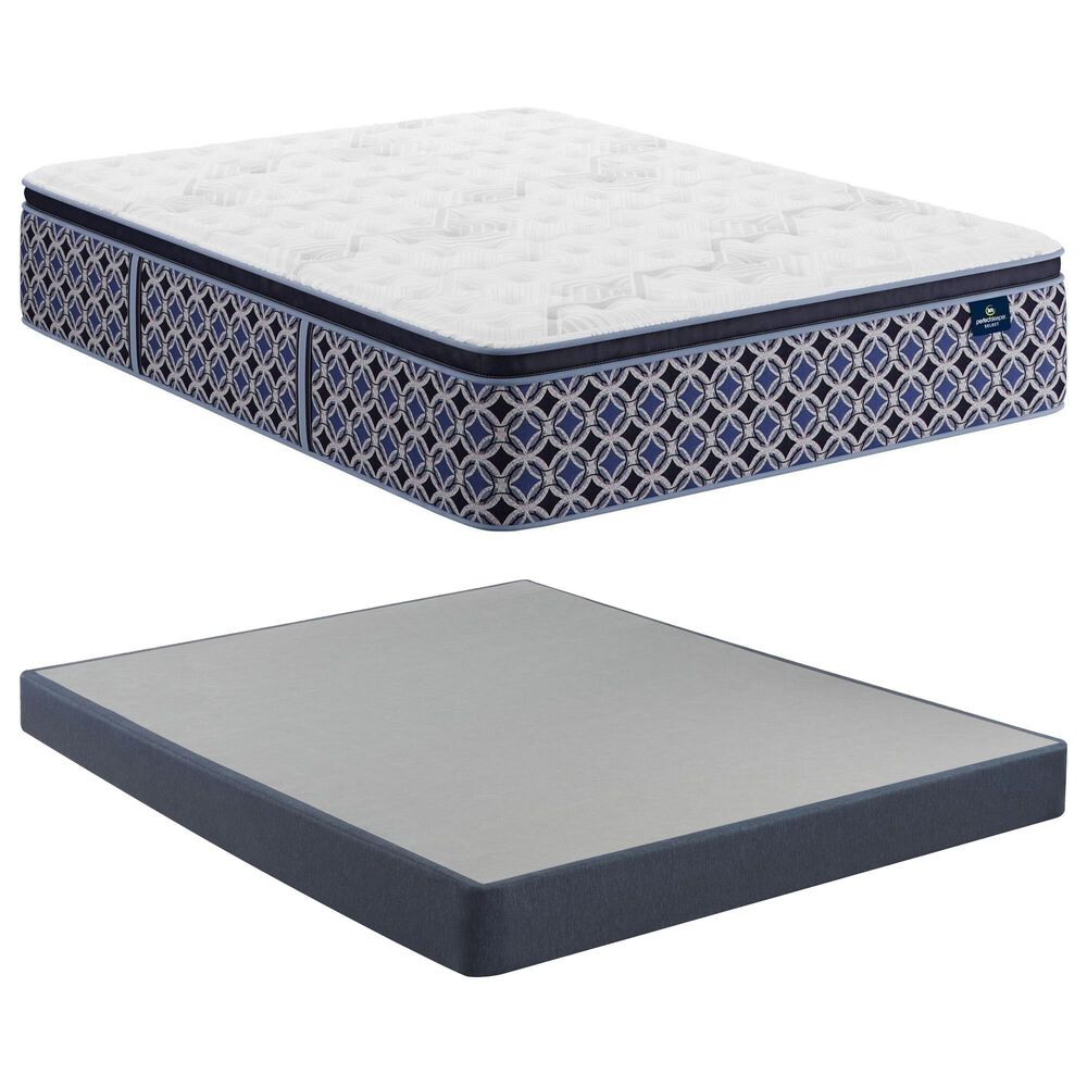 Serta Perfect Sleeper Select Benson Park Medium Pillow Top Queen Mattress with Low Profile Box Spring, , large