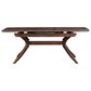 Furniture of America Hadsten and Romont 7-Piece Rectangular Dining Set in Rich Walnut, , large