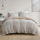 Hampton Park Mara 3-Piece Full/Queen Duvet Cover Set in Taupe, , large