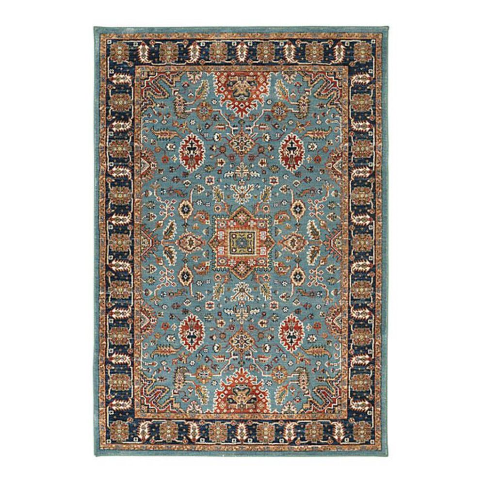 Karastan Spice Market Deir 90665 8' x 11' Aquamarine Area Rug, , large