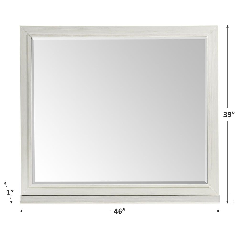 37B Mirror in White, , large