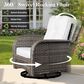 HOMLUX 8-Piece Patio Conversation Set in Gray, , large