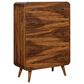 Pacific Landing Robyn 5 Drawer Chest in Dark Walnut, , large