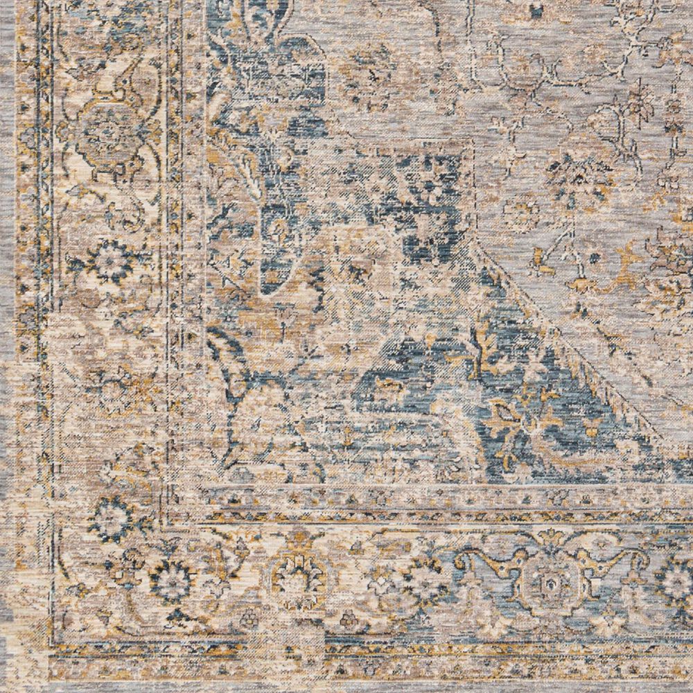 Surya Aspendos 10&#39; x 13&#39;11&quot; Beige, Blue, Charcoal, Cream, Denim, Gray, Ink Blue, Mustard and Taupe Area Rug, , large