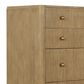 Pacific Landing Arini 5-Drawer Chest in Sand Wash and Aged Brass, , large