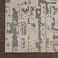 Nourison Silk Shadows 2" x 3" Ivory and Grey Area Rug, , large
