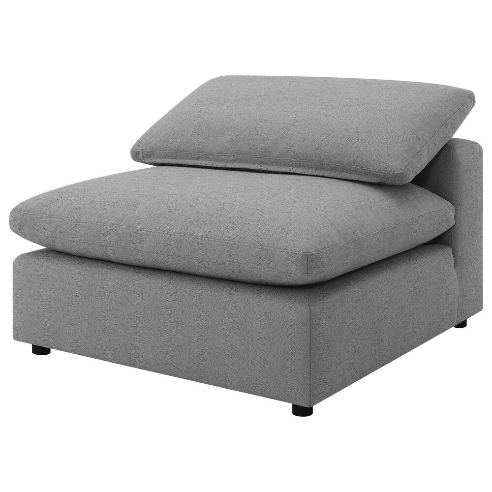 Coaster Raleigh Armless Chair in Grey, , large