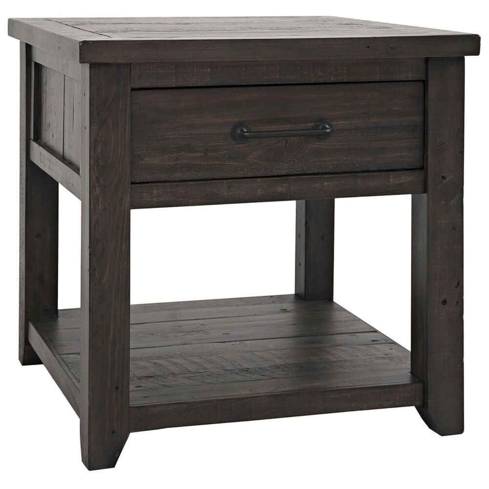 Waltham Madison County End Table in Barnwood, , large