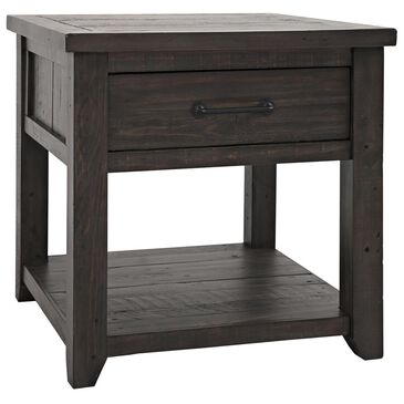 Waltham Madison County End Table in Barnwood, , large