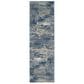 Safavieh Evoke EVK272A 2"2" x 13" Navy and Ivory Runner, , large