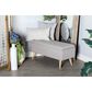 Maple and Jade Modern Storage Bench in Grey, , large