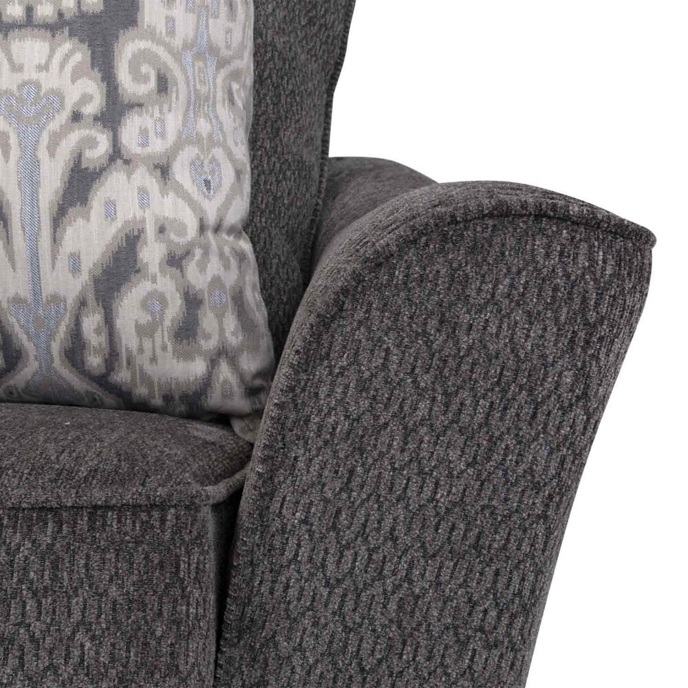 Moore Furniture Fairmont 2-Piece Stationary Left Arm Facing Sectional in Shasta Charcoal, , large