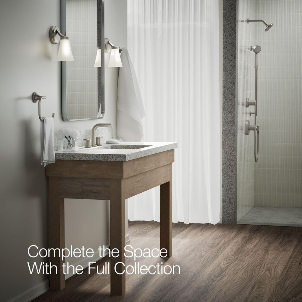 Kohler Elate Widespread Bathroom Sink Faucet in Vibrant Brushed Nickel, , large