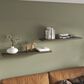 Hearth and Haven Ecco 47" Floating Wall Shelf in Gray (Set of 2), , large