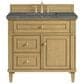 James Martin Vanities Lorelai 36" Single Vanity in Light Natural Oak with 3 CM Parisien Bleu Quartz Top, , large