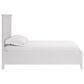 Urban Home Grace Full Three Panel Bed in Snowfall White, , large
