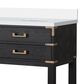 Lexora Home Norwalk 72" Double Bathroom Vanity in Black Oak with White Quartz Top and Rectangular Sinks, , large