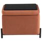 Lifestyle Solutions Kona Small Storage Ottoman in Rust, , large