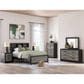 Ashley Broachmyn 5 Piece Full Bookcase Bed Set in Black and Gray, , large