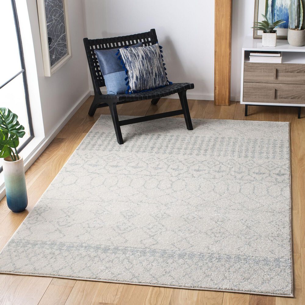 Safavieh Tulum  5&#39;3&quot; x 7&#39;6&quot; Ivory and Light Grey Area Rug, , large