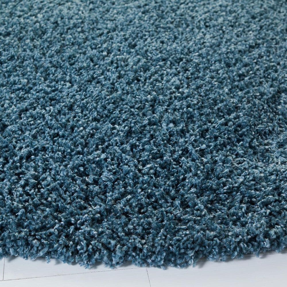Safavieh Venus Shag 2&#39;7&quot; Round Blue Area Rug, , large