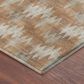 Dalyn Rug Company Soft Essentials Chevron Copper 1"8" x 2"6" Area Rug, , large