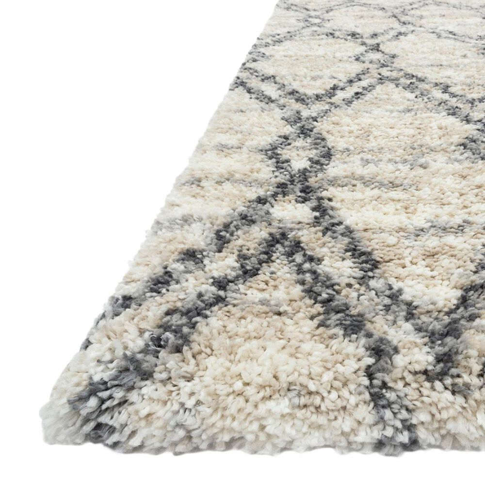 Loloi Quincy QC-04 2&#39;3&quot; x 12&#39; Sand and Graphite, , large