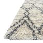 Loloi Quincy QC-04 2"3" x 12" Sand and Graphite, , large