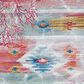 Safavieh Barbados 6"6" x 9"4" Light Blue and Pink Indoor/Outdoor Area Rug, , large
