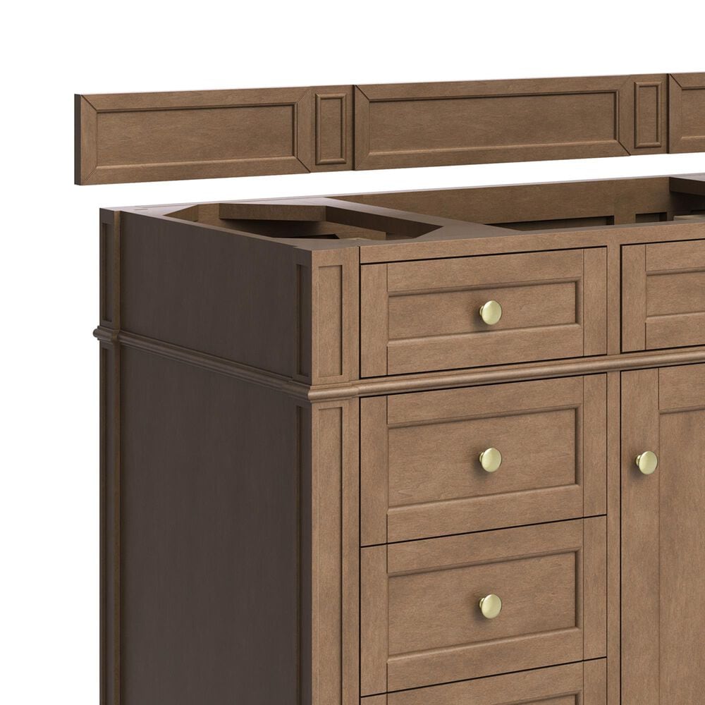 James Martin Brittany 48" Single Bathroom Vanity Cabinet in Pecan, , large
