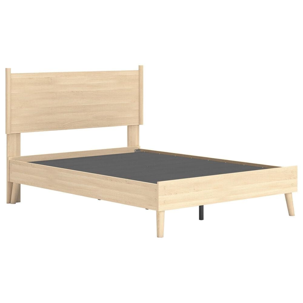 Ashley Cabinella Full Platform Bed in Natural, , large