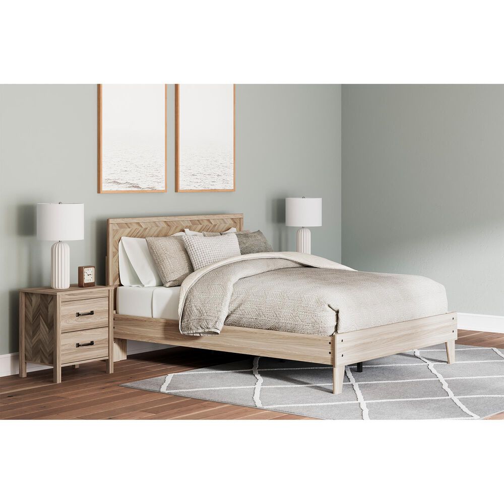 Ashley Battelle Full Platform Bed in Tan, , large