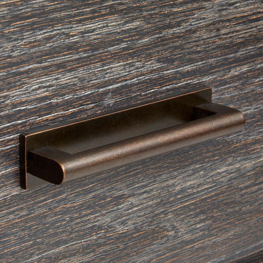 Nicolette Home Plum Creek 5-Piece Queen Upholstered Storage Bedroom Set in Ravenwood Black, , large