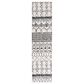 Safavieh Tulum 2" x 15" Ivory and Black Runner, , large