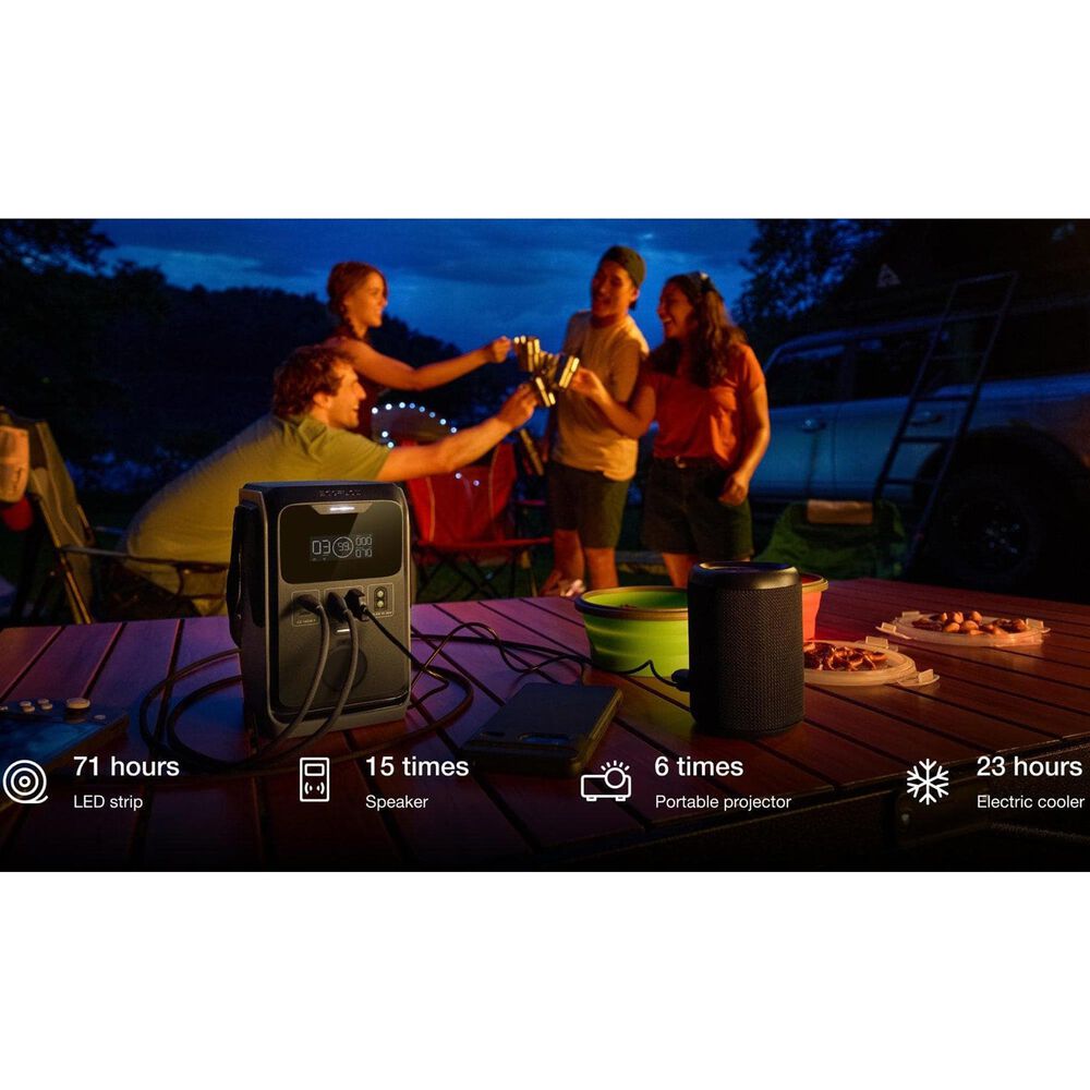 EcoFlow Trail 300 DC Portable Power Station in Black and Grey, , large