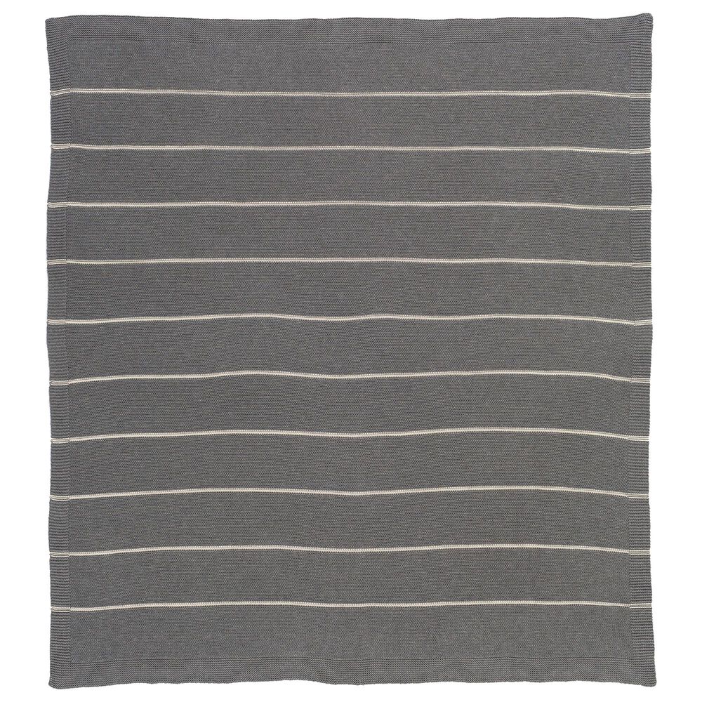 Surya Torsten 50" x 70" Throw in Medium Gray and Cream, , large