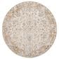 Surya Brunswick Light Gray, Cream, Medium Brown, Light Brown, Charcoal and Mustard 7"10" Round Area Rug, , large