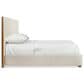 Bernhardt Brasea King Upholstered Panel Bed in Lume, , large