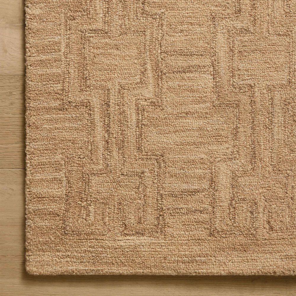 Loloi Barrow Camel and Brown 5&#39; x 7&#39;6&quot; Area Rug, , large