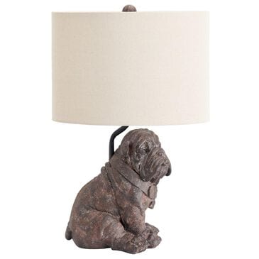 Slatehouse Bulldog Table Lamp in Brown, , large