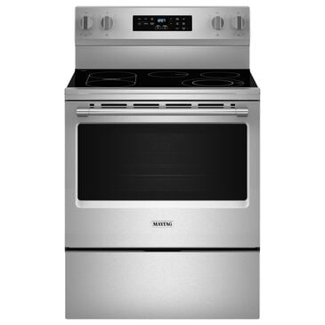 Maytag 5.3 Cu. Ft. Freestanding Electric Range with No Preheat Air Fry and Air Baking in Fingerprint Resistant Stainless Steel, , large